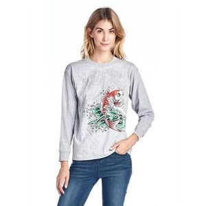 NWT ED HARDY KOY FISH LONG SLEEVE TEE